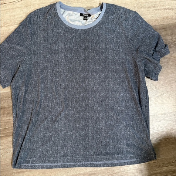And1 Gray Short Sleeve Tee Classic Crew Neck - Picture 1 of 5